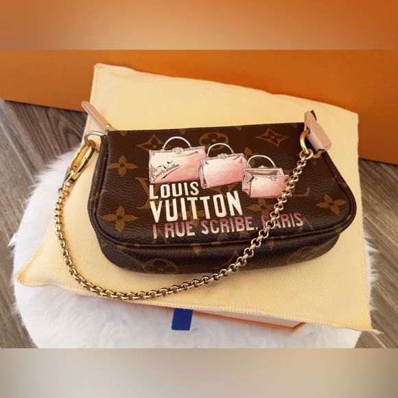 Limited Edition "I Rue Scribe Paris" Mini Pochette Accessories - Picture 9 of 16